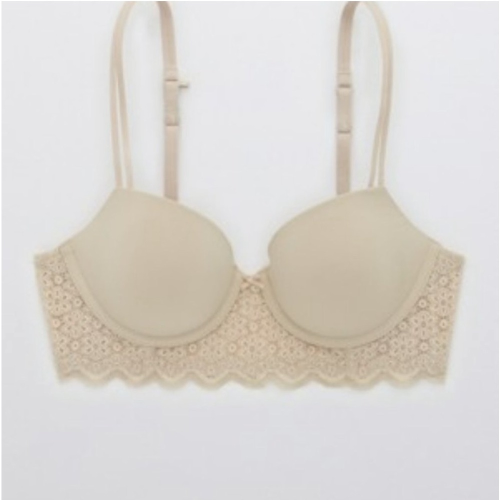 EUC Aerie Real Happy Demi bra, sz 34C